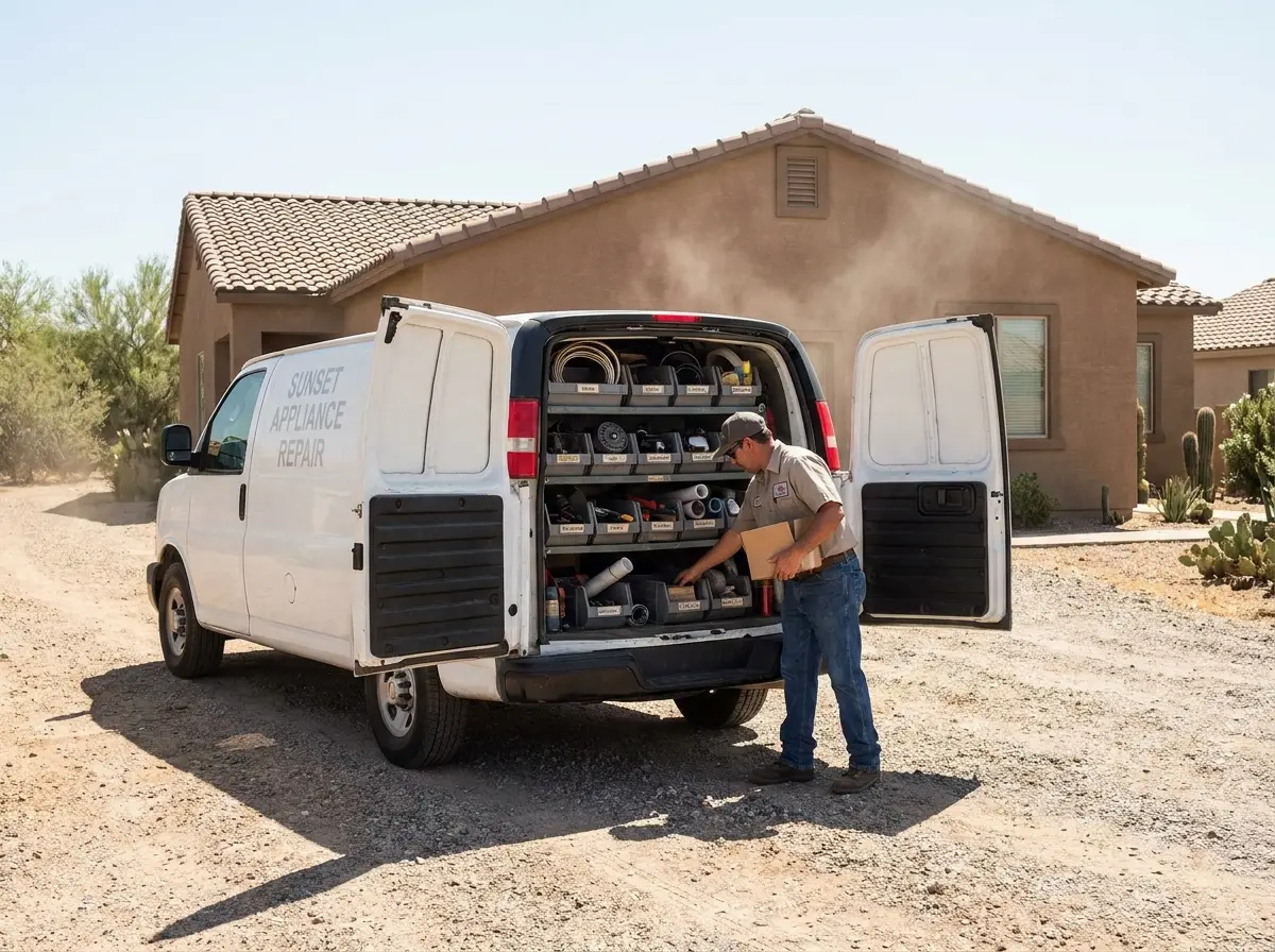 Professional appliance repair service for freezer in Yuma home